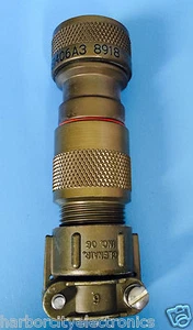390AS001B1406A3 GLENAIR CONN ACC CBL SEALING BS W/ SR ST CD PLATE OD - Picture 1 of 4