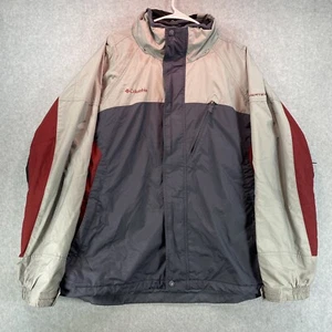 Chaqueta Columbia Vertex Para Hombre XL Azul Rojo Gris Cremallera Completa Intercambio Esquí Al Aire Libre - Imagen 1 de 18