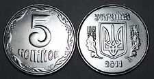 2011 Ukraine 5 Kopiyok Coin BU Very Nice  KM# 7