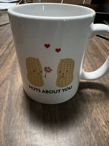 Im Nuts About You Mug Funny Peanut Couple Pun Graphic Novelty Coffee Cup-11oz - Picture 1 of 4