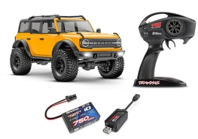 Traxxas 97074-1 TRX-4M Ford BRONCO 2021 4x4 1/18 Rtr Caricabatteria Arancione - Immagine 1 di 4