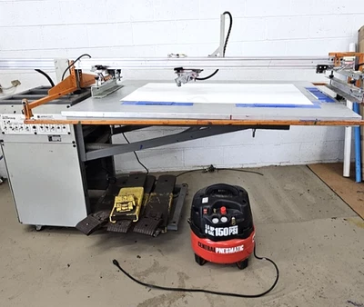 Prensa de serigrafía Lawson 1 color - Imprime hasta 28"x50" - Excelente estado Foto 1 de 3