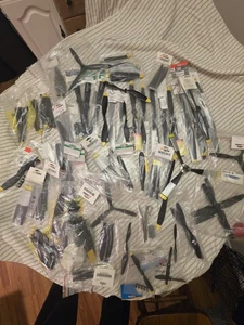 Lot of 57 RC Airplane Propellers Mixed Sizes Plastic Electric NOS/Used - Picture 1 of 21