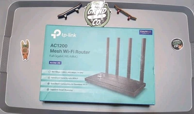 AC1200 Gigabit WLAN Router Dual Band mit vier Antennen für High Speed Internet - Bild 1 von 4