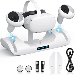 Aceshop Charging Dock for Quest 2 VR Headset Charging Stand for Oculus/Meta Ques - Picture 1 of 7