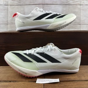 Adidas Adizero Finesse White Sprint Shoes IH5793 Men Size 6/ Women 7 *NO SPIKES - Picture 1 of 8