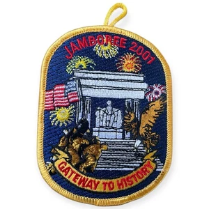 2001 BSA Jamboree “Gateway to History” Patch – Lincoln Memorial Fireworks - Picture 1 of 2