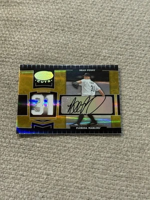 Camiseta Brad Penny 2004 corte hoja certificado oro autógrafo automático #16/31 Foto 1 de 2