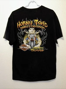 Camiseta Horny Toad Harley Davidson Doble Cara Talla Grande - Imagen 1 de 7