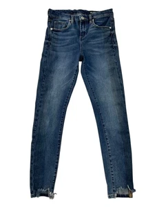 BLANK NYC Women size 26 The Great Jones Jeans Ripped Cuffs  Skinny Mid Rise - Picture 1 of 11