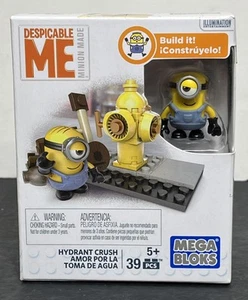 Mega Bloks Despicable Me Minion Made Hydrant Crush 39 Pcs Factory Sealed NIB - Picture 1 of 6