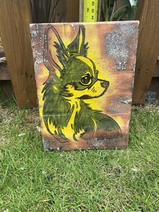 Chihuahua Wooden Plaque. - Picture 1 of 2