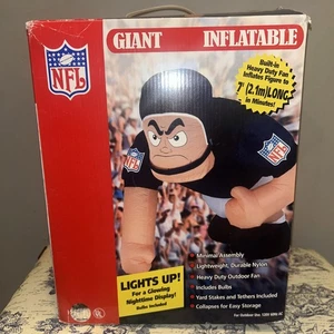 RIESIGER GEMMY 2002 RIESIGER AUFBLASBARER FOOTBALLSPIELER NFL MIAMI DOLPHINS 7 ' LANG - Bild 1 von 6