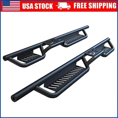 6" Running Boards for 2007-2018 Jeep Wrangler JK & Unlimited 4 Door Side Steps - Image 1 of 4