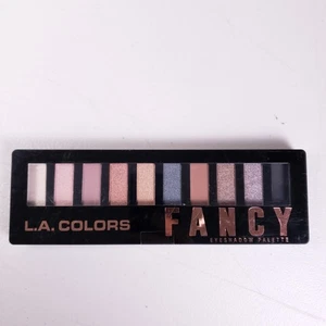 L.A. Colors Fancy Eyeshadow Palette 10 Shades Matte Shimmer Neutral Glam 0.58oz - Picture 1 of 7
