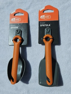 GSI Outdoors Backpacking Pivot Spatula And Cooking Spoon - NWT - Free Shipping - Image 1 of 4