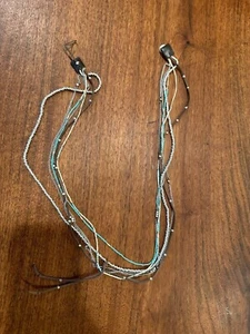 Noonday Collection artillery necklace leather and metal necklace - Picture 1 of 2