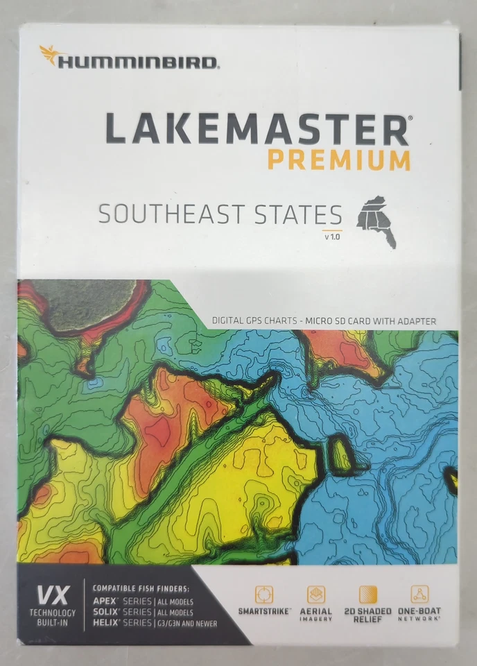 Humminbird Lakemaster Premium Southeast States 1.0 - Image 1 of 4