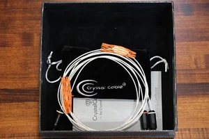 Cable de Cristal Micro Diamante RCA Interconexión Analógica 1.5m USADO JAPÓN RARO - Imagen 1 de 5