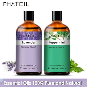 100ml Essential Oil Pure & Natural Aromatherapy Diffuser Body Oils Lavender Oil - Picture 1 of 24