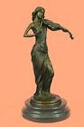 Bronze Sculpture Hand Made Violin Payer Music Trophy Museum Quality Work Deal