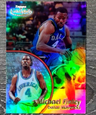 Michael Finley 2000-01 Topps Gold Label Basketball 68 Dallas Mavericks Card - Image 1 of 2