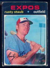 1971 TOPPS OPC O PEE CHEE BASEBALL #289 Rusty Staub VG-EX MONTREAL EXPOS Card