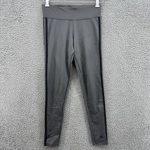 Adidas Y2K Track Pants Size S Gray Black Stripe Athletic Fit Climalite Active - Picture 1 of 9