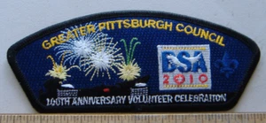 TOPPA IN TESSUTO GRANDE PITTSBURGH COUNCIL BOY SCOUTS - Foto 1 di 1