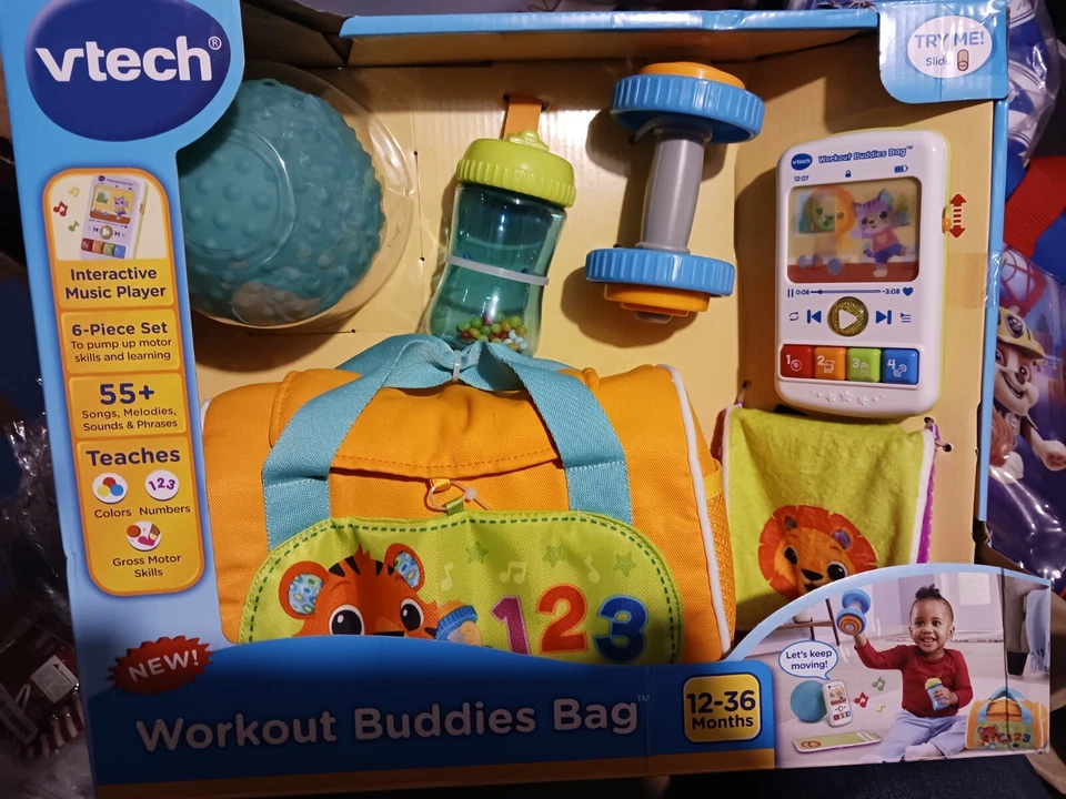 VTech® Workout Buddies Bag™ Pretend Exercise Equipment New In Box - Image 1 of 4