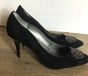 Tahari Damengröße 6,5 M schwarz Strass 3"-Absätze - Bild 1 von 7
