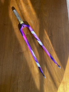 Vintage Land Shark Road Fork 700C Custom Paint 100mm Track 1" Threaded - Picture 1 of 11