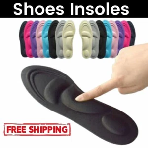 Memory Foam Shoe Insoles Men Women Running Trainer Inner Soles Foot Inserts - Picture 1 of 12