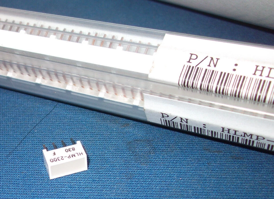 HLMP-2300 HP RED LED BAR ARRAY DISPLAY NEW ORIGINAL TUBES QTY-1 - Image 1 of 1