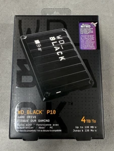 WD_BLACK 4TB P10 Game Drive Portable External Hard Drive - Photo 1/3