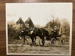 "Foto de colección de caballos de carreras Worthy Forbes & Worthy Matron 8 X 10"" Haas NYC" - Imagen 1 de 2