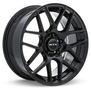 17 Inch Black Alloy Wheel Rim for Ford Escape, RTX 82752 17x7.5 5x108 5Lug - Picture 1 of 4