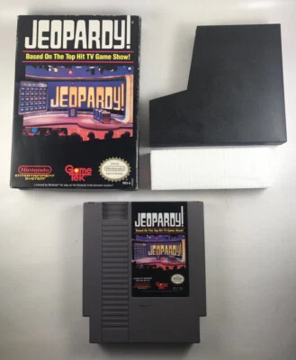 Jeopardy NES Nintendo Video Game Rare in Box OOP Classic HTF - Image 1 of 4