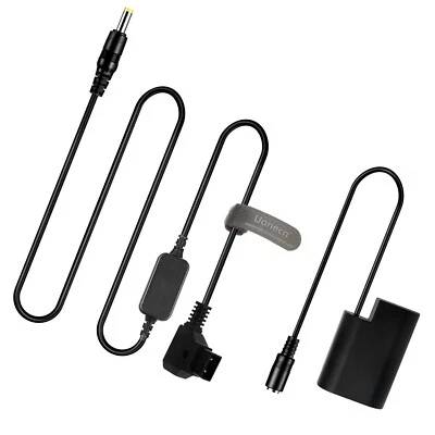 Dummy Battery DMW-DCC12 DC to Dtap Power Cable for Panasonic DMC-GH5 GH4 GH3  - Image 1 of 4