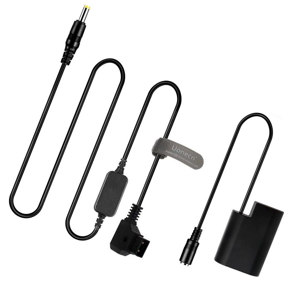 Cable de alimentación de batería ficticia DMW-DCC12 DC a Dtap para Panasonic DMC-GH5 GH4 GH3  Foto 1 de 4