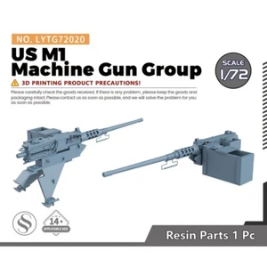 SSMODEL 020 1/72 Model Upgrade Parts US M1 Machine Gun Group - Picture 1 of 3