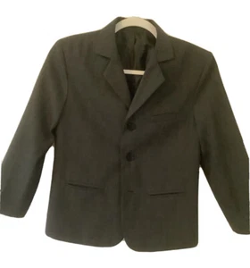 Boys Sz 10 Suit Blazer Jacket Lined Suit Dark Gray Classic Fit - Picture 1 of 7