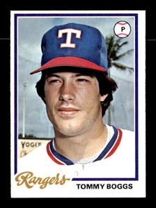 Tommy Boggs 1978 Topps #518 Texas Rangers