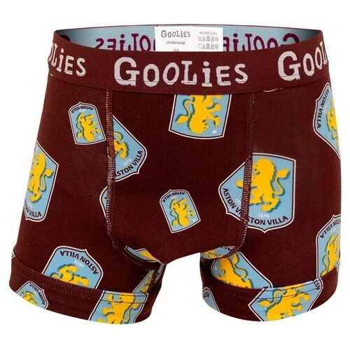 Aston Villa Fanatics Football Underwear Briefs Boys' Maroon