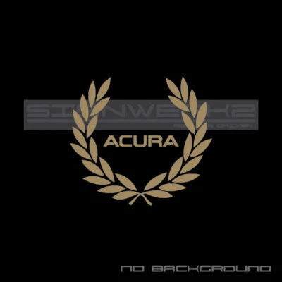 Par de calcomanías adhesivas de corona Acura Racing tipo S vtec tlx rl rdx mdx rsx ilx aspec Foto 1 de 4