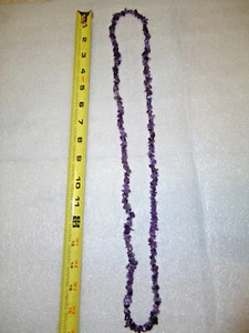 Vintage Purple Fashion Necklace - Picture 1 of 2