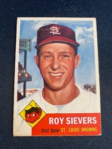 Topps Baseball #67 Roy Sievers 1953!! (ARRUGA) ¡ENVÍO $1!! - Imagen 1 de 2