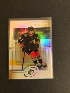 2021-22 UD Hockey Extended Series Mason McTavish Rookie 99-00 SPx Retro