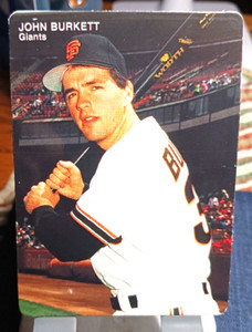 1990 Mother's Cookies Baseball Card of John Burkett #26 (NM) Free Returns