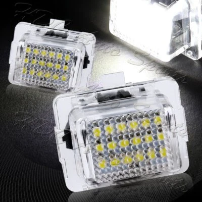 Luces LED de matrícula para 06-12 Mercedes Benz W221 S550 S600 S63 S65 18-SMD Foto 1 de 4